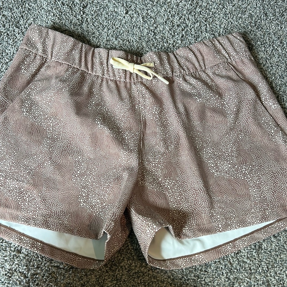 EUC Zyia Brown Dot Club Shorts